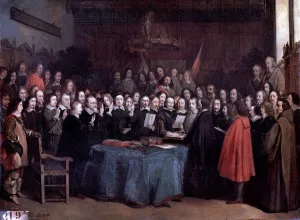 Munster Prints: Treaty of Münster (1648), Preliminary of the Peace of Westphalia, which ended