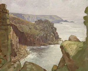 Cornish Prints: Trebarwith-Strand, Cornwall, 1905. Creator: Anna Richards Brewster