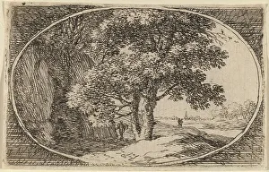 Swanevelt Herman Van Prints: The Tree with a Double Trunk. Creator: Herman van Swanevelt