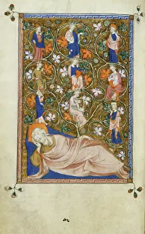 Jesse Prints: The Tree of Jesse, 1310-1320. Creator: Unknown