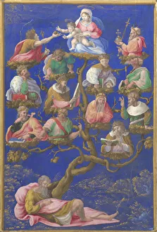 The Tree of Jesse, c. 1535. Artist: Genga, Gerolamo (1476-1551)