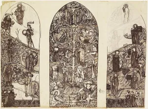 Family Tree Prints: The Tree of Jesse, mid-late 19th century. Creator: Sir Edward Coley Burne-Jones