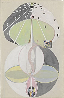 Abstract Art Gallery: Tree of Knowledge, No. 5, 1915. Creator: Hilma af Klint (1862-1944)