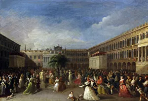 Battle Of Marengo Gallery: The Tree of Liberty erected in the Piazza San Marco, 4 June 1797, 1797. Creator: Borsato