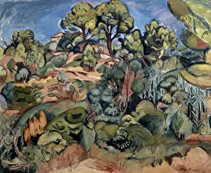 Provence Collection: Trees in Cassis, 1909. Artist: Othon Friesz