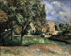 Aix En Provence Gallery: Trees in a Park, Jas de Bouffan, 1885-1887. Artist: Paul Cezanne