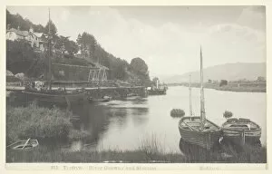 Trefriw - River Conway and Steamer, 1860 / 94. Creator: Francis Bedford