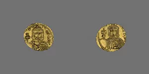Coinage Collection: Tremissis (Coin) of Leo III, 720-741. Creator: Unknown