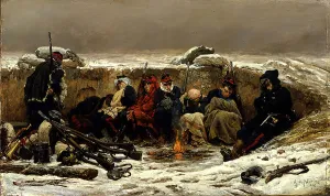 Huddled Prints: In the Trenches, 1874. Creator: Alphonse de Neuville