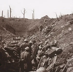 Grand Est Prints: Trenches, Fort Vaux, northern France, c1914-c1918