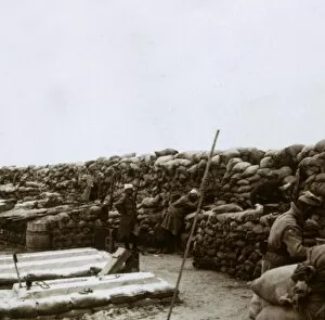 Trenches at Mamelon Vert, Nieuwpoort, Flanders, Belgium, c1914-c1918