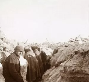 Trenches, Tahure, northern France, c1914-c1918