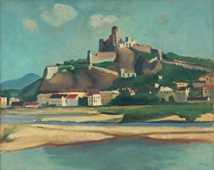 Rudolf Prints: Trencin, 1926. Creator: Rudolf Kremlicka