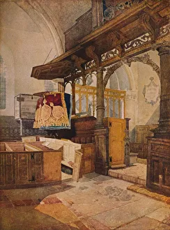Cotman Prints: Trentham Church, c1810. Artist: John Sell Cotman