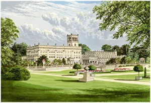 Af Lydon Prints: Trentham Hall, Staffordshire, home of the Duke of Sutherland, c1880