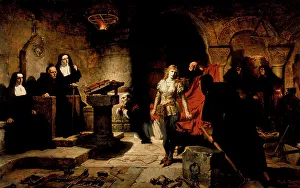Nuns Prints: The Trial of Constance de Beverly, between 1880 and 1883. Creator: Toby E Rosenthal