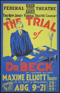 The Trial of Dr. Beck, New York, [1935]. Creator: Unknown