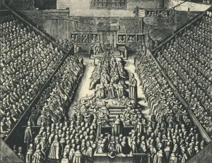 Wenceslaus Prints: The Trial of the Earl of Strafford in Westminster Hall