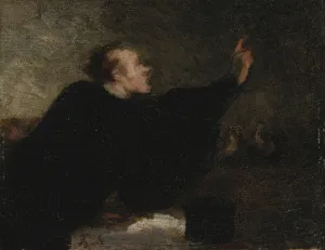 Counsel Prints: A trial lawyer, 1853-1854. Artist: Daumier, Honore (1808-1879)