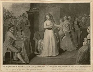 Pellegrini Prints: The Trial of Marie Antoinette, Queen of France, October 14, 1793