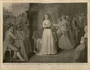 Biblioth And Xe8 Collection: The Trial of Marie Antoinette, Queen of France, October 14, 1793