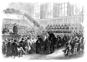 Gendarme Prints: Trial of Prince Pierre Bonaparte at Tours, 1870. Creator: Unknown