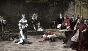 Katharine Of Aragon Collection: The trial of Queen Catherine, 1529 (1905)