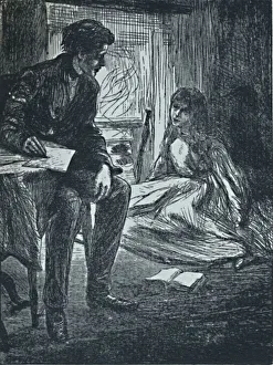 James Mcneill Prints: The Trial Sermon, c1862, (1923). Artist: James Abbott McNeill Whistler