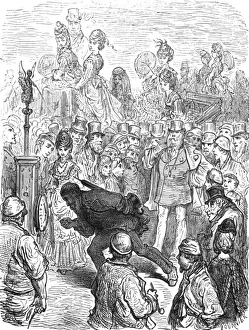 Strongman Prints: Trial of Strength, 1872. Creator: Gustave Doré