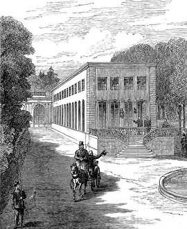 Versailles Prints: Trianon-sous-Bois, where Marshal Bazaine is detained a prisoner, 1873. Creator: Unknown