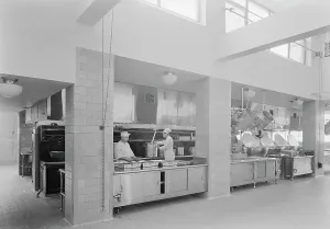 Triboro Hospital for Tuberculosis, Parsons Blvd. Jamaica, New York, 1941. Creator: Gottscho-Schleisner, Inc