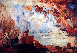 Baron James Ensor Prints: Tribulations of Saint Anthony, 1887. Artist: James Ensor