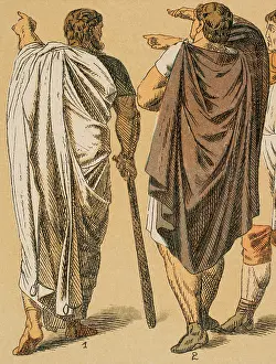 Distracted Prints: Tribunes, Roman times, 1881. Creator: Unknown