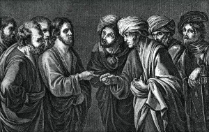 Manfredi Prints: The Tribute to Caesar, 17th century, (1870)
