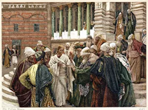 The tribute money, c1890. Artist: James Tissot