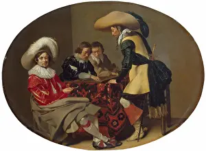 Four People Prints: Tric-Trac Players, 1627. Creators: Willem Cornelisz Duyster, Jacob Duck