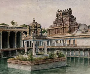 Holy Prints: Trichy: the Jambukeswarar temple dedicated to Lord Shiva