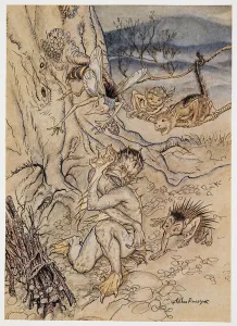 20th Gallery: For every trifle are they set upon me, illustration from The Tempest, 1926