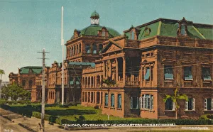 British West Indies Collection: Trinidad, Government Headquarters. (The Red House), early 20th century. Creator: Unknown