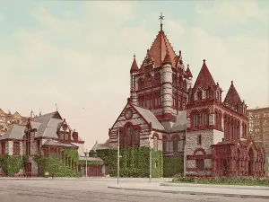 Trinity Church, Boston, c1900. Creator: Unknown