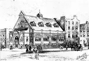 Gymnasium Prints: Trinity Church House, Marylebone, 1898. Creator: Unknown