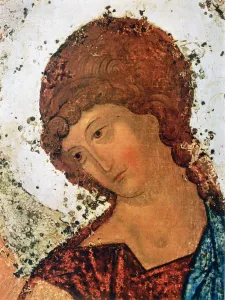 Rublev Prints: The Trinity, (Detail), c1380-1430. Artist: Andrey Rublyov