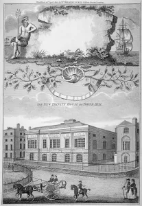 Trinity House Prints: Trinity House, Trinity Square, City of London, 1821