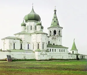 Colour Separation Negative Prints: Trinity Monastery for men in the city of Tiumen