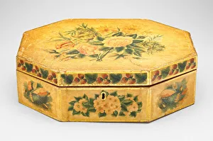 Octagonal Prints: Trinket Box, c. 1820. Creator: Unknown