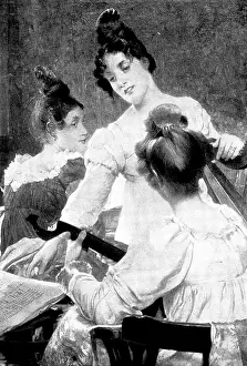 A Trio - by Edgar Bundy, 1898. Creator: Unknown
