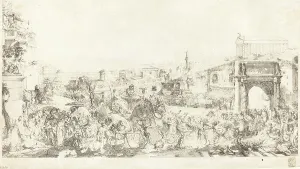 Gabriel Jacques De Saint Aubin Prints: Triomphe de Pompee dans Rome, 1775. Creator: Gabriel de Saint-Aubin