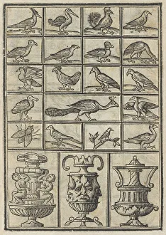 Urns Prints: Trionfo Di Virtu. Libro Novo... page 3 (recto), 1563. Creator: Matteo Pagano