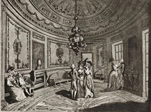George Iv Of The United Kingdom Collection: A Trip to Brighton a Hundred Years Ago; Saloon in the Prince of Waless Marine Pavilion, c1788