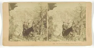 Bw Kilburn Prints: Our Trip to the Mines, Ouray, Col, U. S. A. 1890. Creator: BW Kilburn